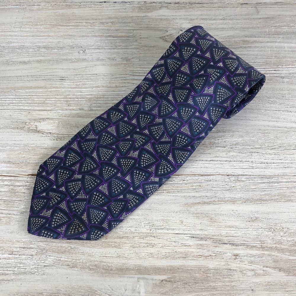 Pierre Balmain Paris Silk 64” Extra Long XL Tie - Picture 2 of 8